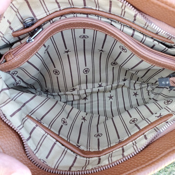 Montana West Signature Monogram Fringe Tote - Picture 6 of 7